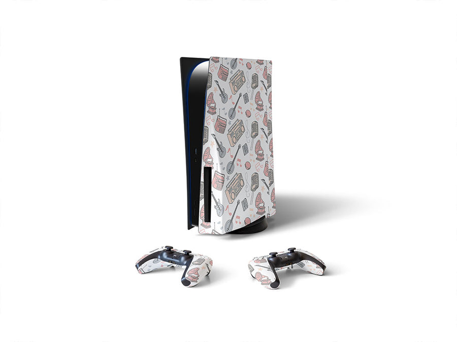 press record music Sony PS5 DIY Skin