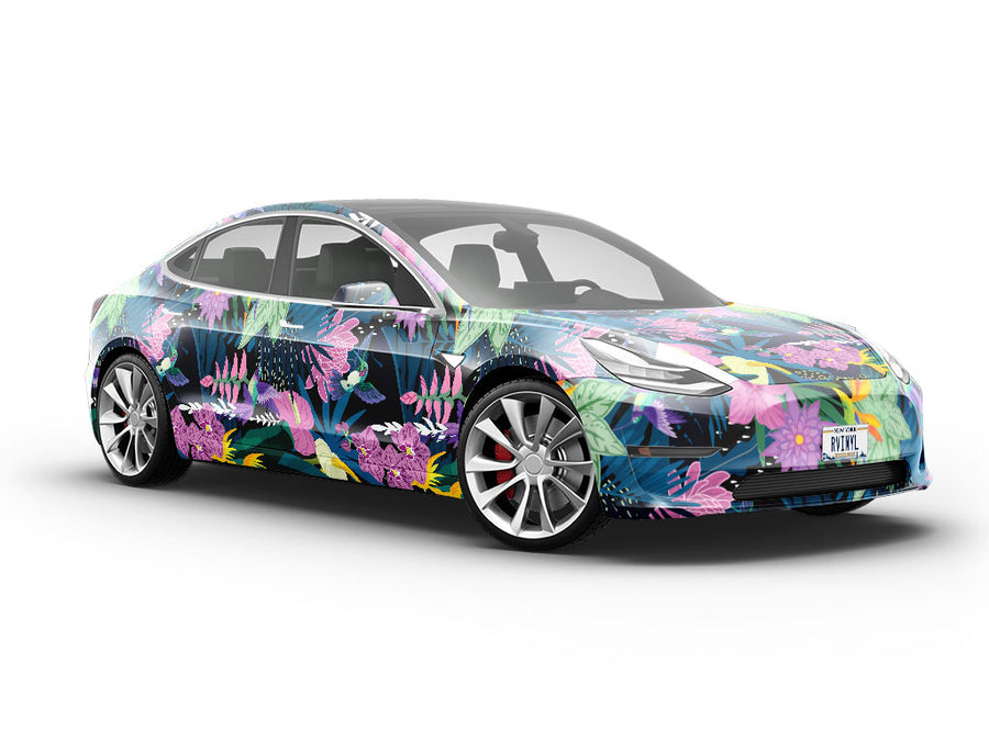 Pretty Pollinators Birds Vehicle Vinyl Wrap
