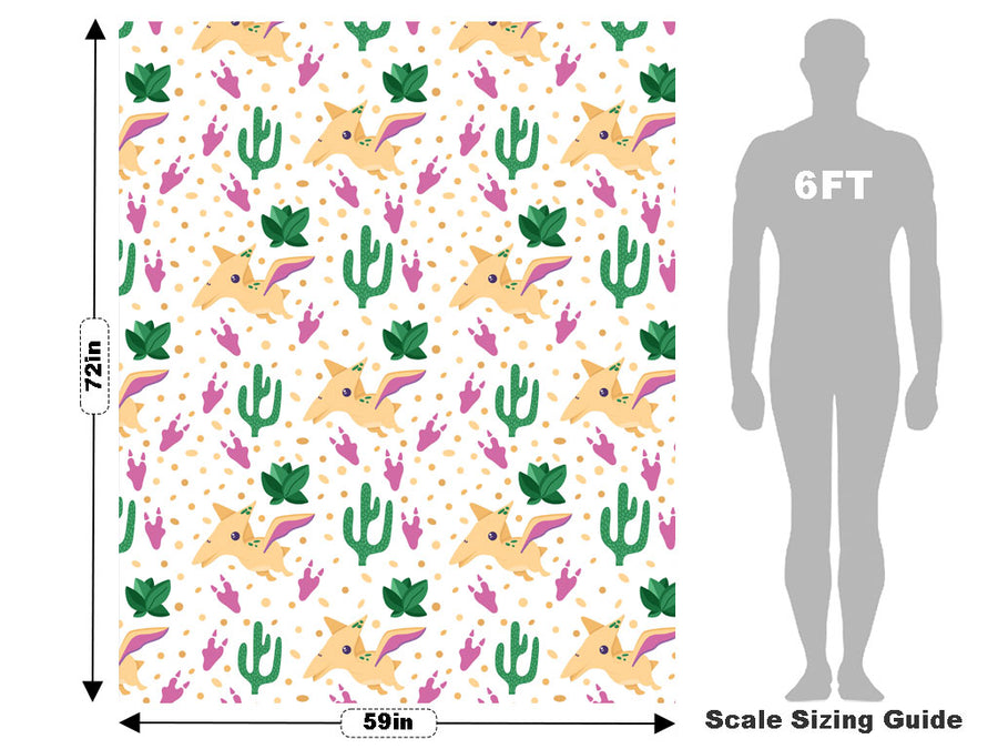 Pretty Pterodactyls Dinosaur Vehicle Wrap Scale~Rwraps Series 914 Pretty Pterodactyls Dinosaur Measurements~1