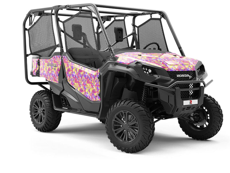 Pretty Waste Paint Splatter Utility Vehicle Vinyl Wrap