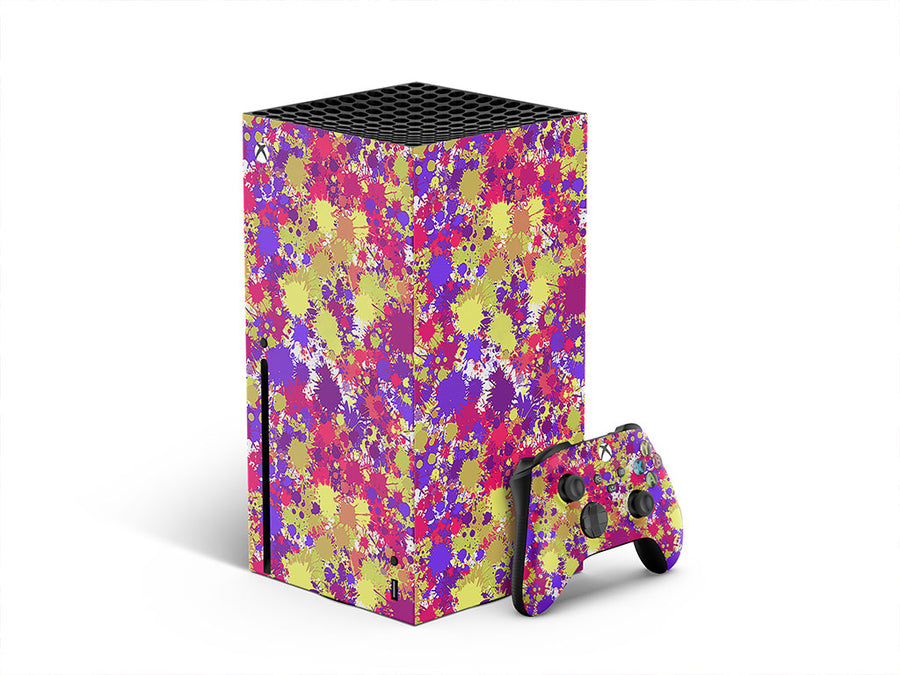 pretty waste paint splatter XBOX DIY Decal