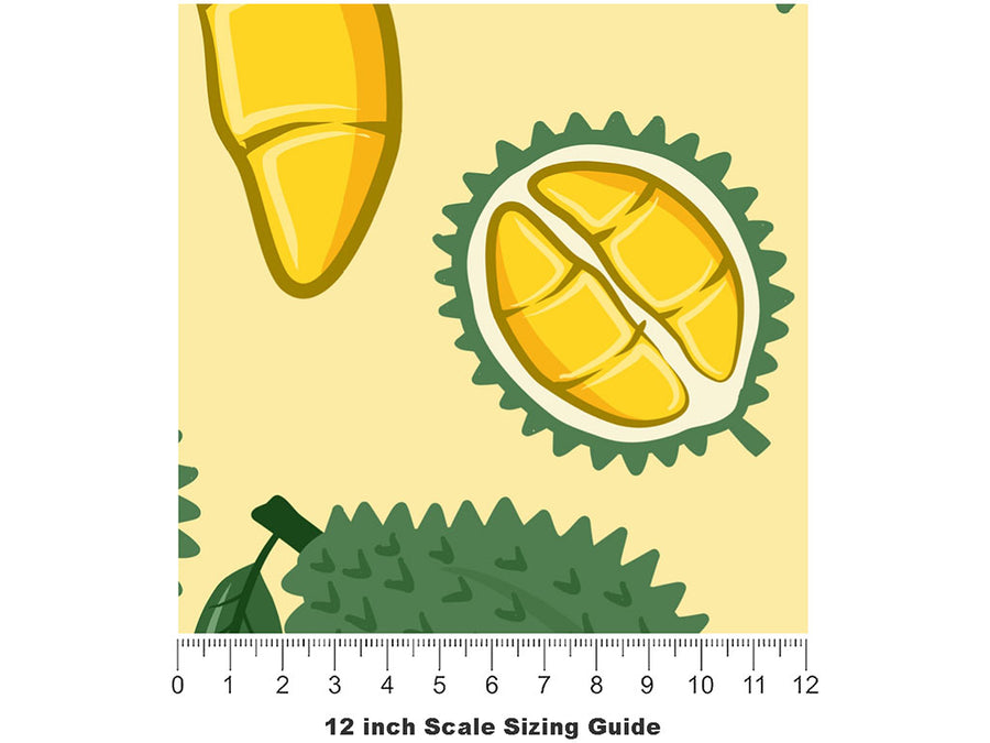 Prickly Personality Fruit Vinyl Film Pattern Size 12 inch Scale~Rwraps Prickly Personality Fruit Sizing Chart~2