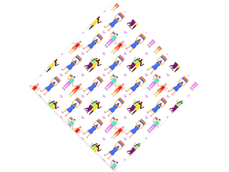 Pride Month Americana Vinyl Wrap Pattern