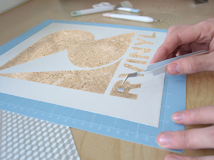 primavera travertine stone Easy Weed Craft Vinyl