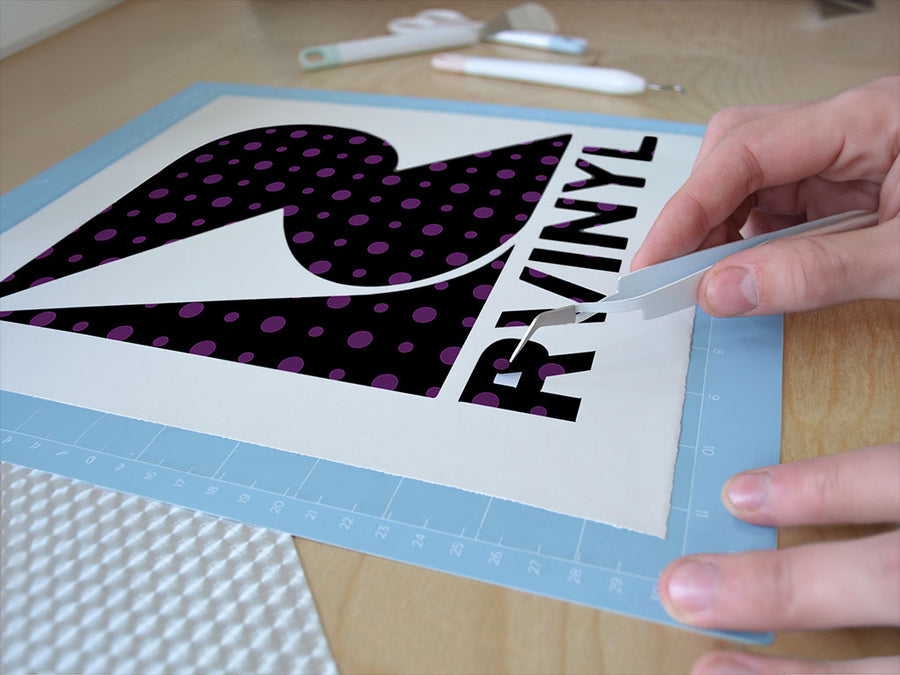 prime purple polka dot Easy Weed Craft Vinyl