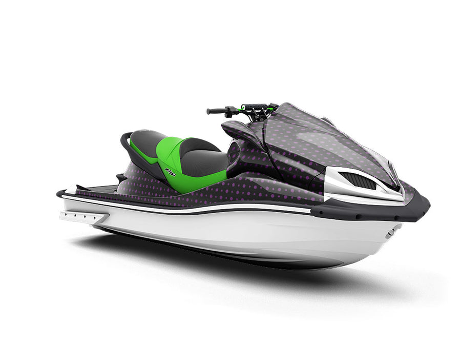 Prime Purple Polka Dot Jet Ski Vinyl Customized Wrap