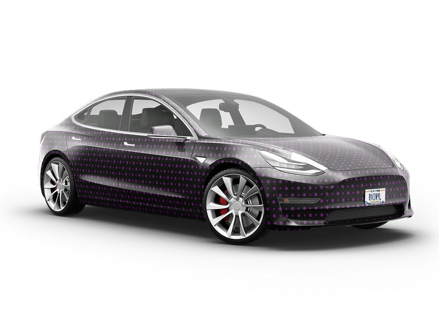 Prime Purple Polka Dot Vehicle Vinyl Wrap