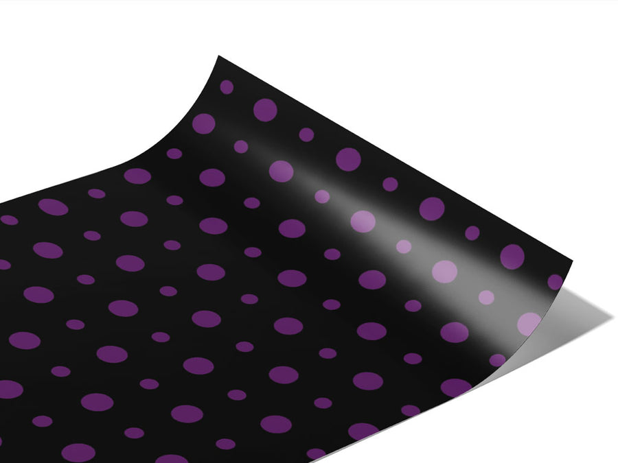 Prime Purple Polka Dot Vinyl Wraps~Rwraps Series 914 Digitally Printed Vinyl Wrap~0