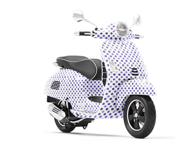 Prime Purple Polka Dot Vespa Scooter Wrap Film