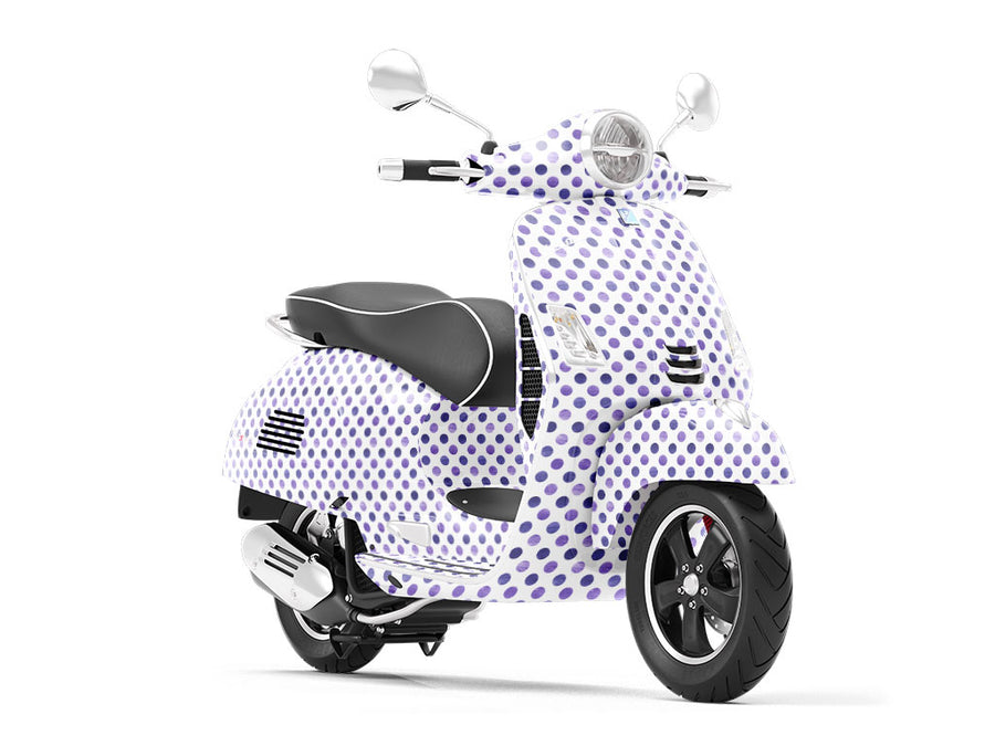 Prime Purple Polka Dot Vespa Scooter Wrap Film