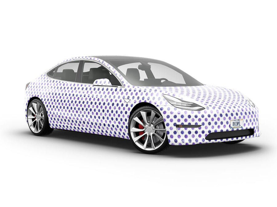 Prime Purple Polka Dot Vehicle Vinyl Wrap