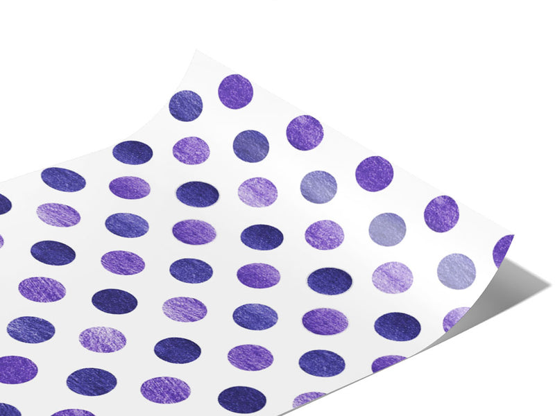 Prime Purple Polka Dot Vinyl Wraps~Rwraps Series 914 Digitally Printed Vinyl Wrap~0