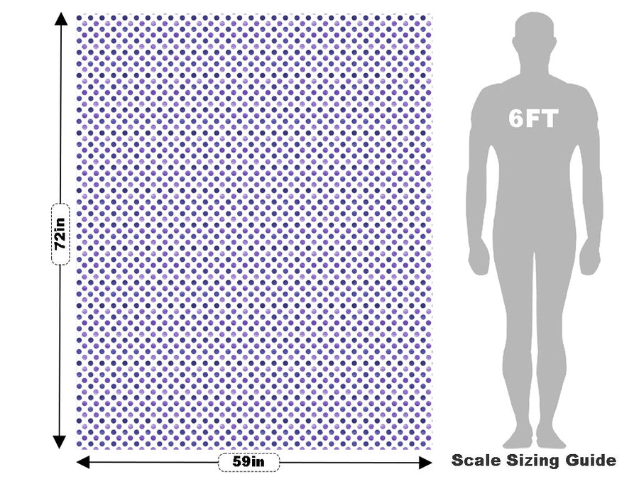 Prime Purple Polka Dot Vehicle Wrap Scale~Rwraps Series 914 Prime Purple Polka Dot Measurements~1