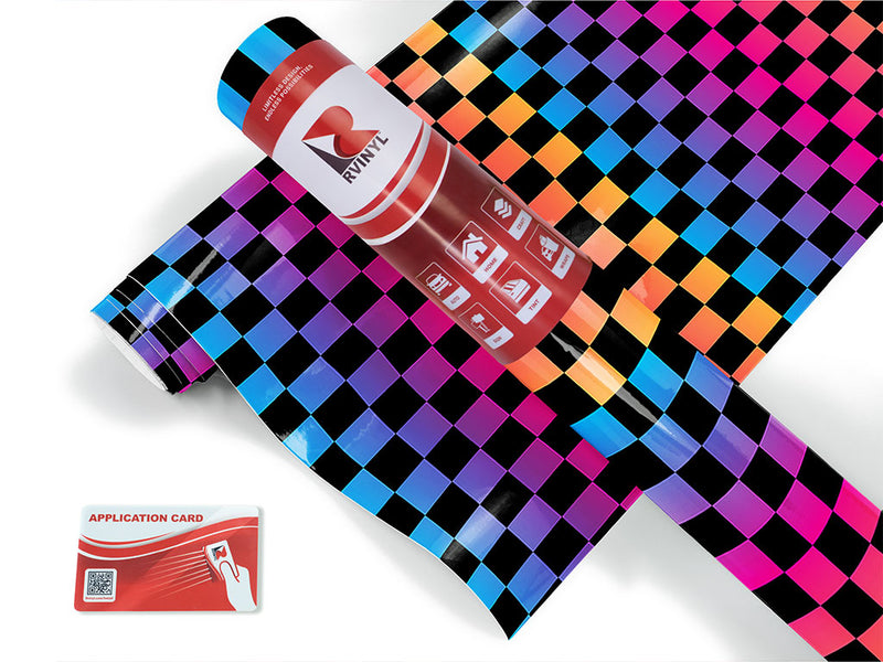 prism checkered Craft Vinyl Roll