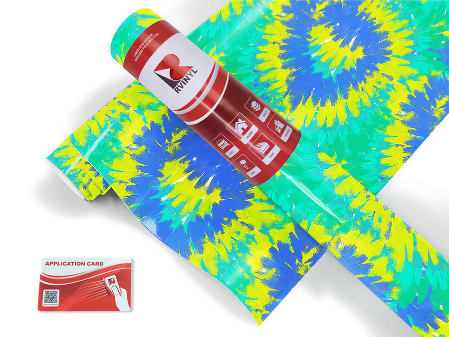 prismatic playground tie dye Craft Vinyl Roll