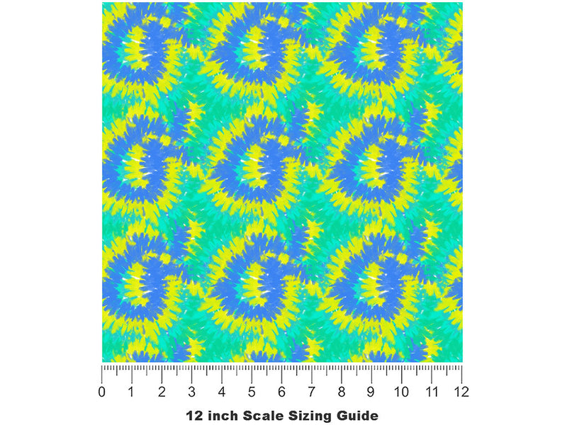 Prismatic Playground Tie Dye Vinyl Film Pattern Size 12 inch Scale~Rwraps Prismatic Playground Tie Dye Sizing Chart~2