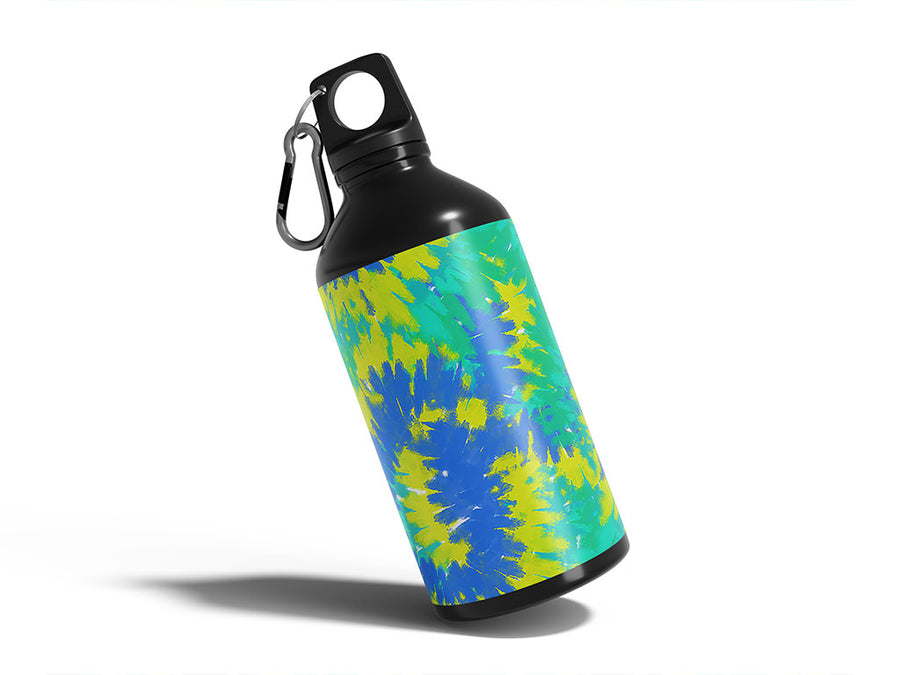 prismatic playground tie dye Water Bottle DIY Stickers