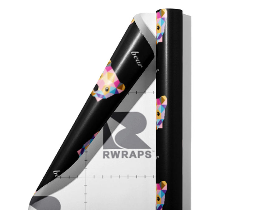 Prismatic Wanderer Animal Wrap Film Sheets~Rwraps Series 914 Prismatic Wanderer Animal Scrolled Sheet~3