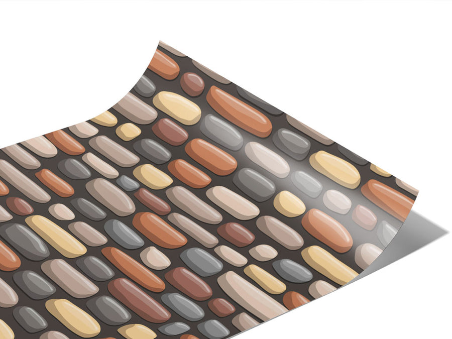 Private Drive Cobblestone Vinyl Wraps~Rwraps Series 914 Digitally Printed Vinyl Wrap~1