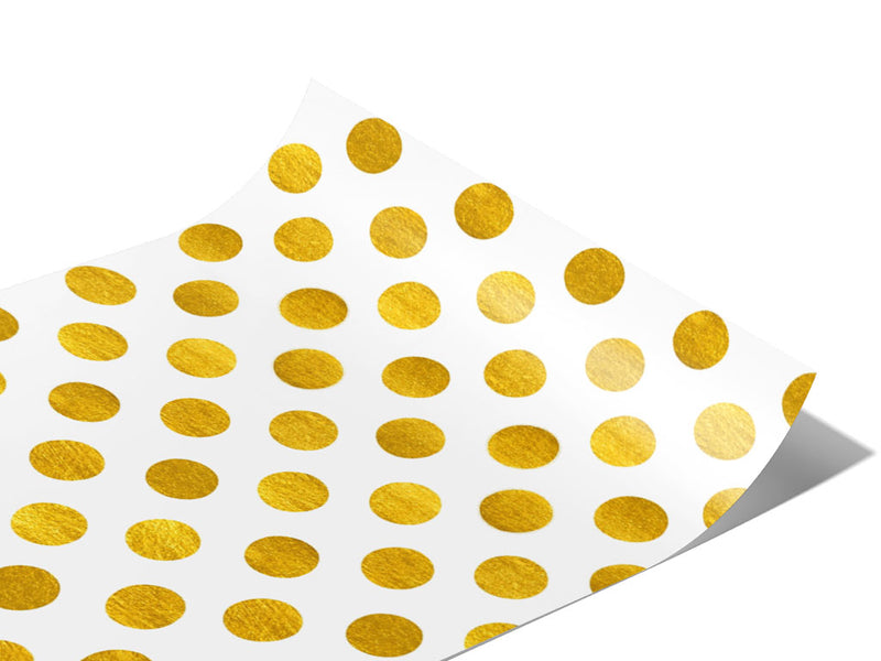 Proceed With Caution Polka Dot Vinyl Wraps~Rwraps Series 914 Digitally Printed Vinyl Wrap~0