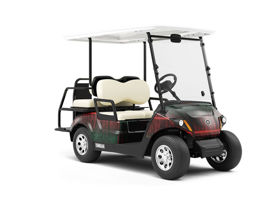 Processing Error Technology Wrapped Golf Cart