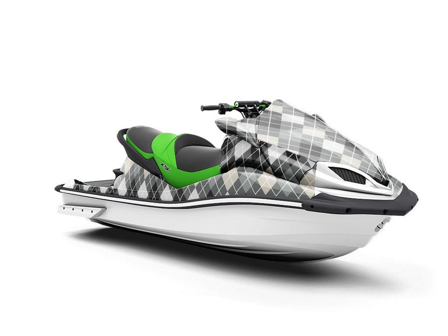 Professional Shadow Argyle Jet Ski Vinyl Customized Wrap