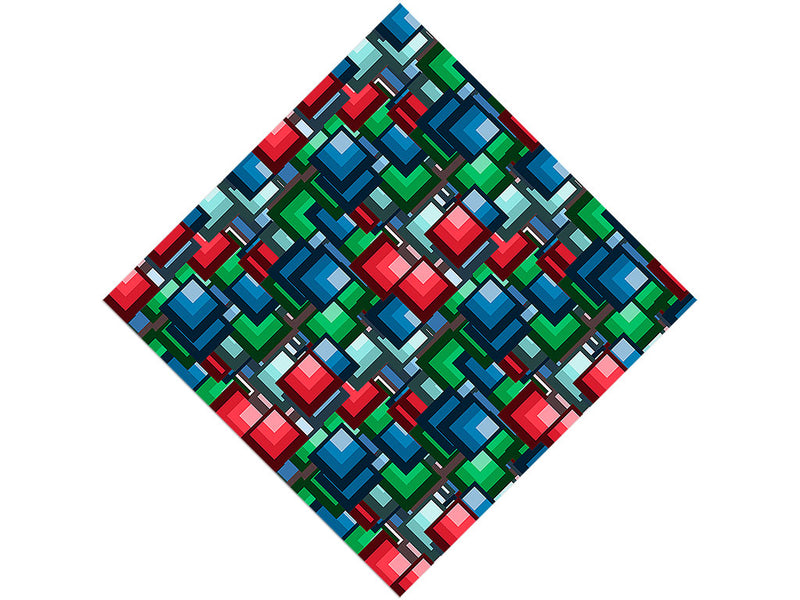Programming Error Mosaic Vinyl Wrap Pattern