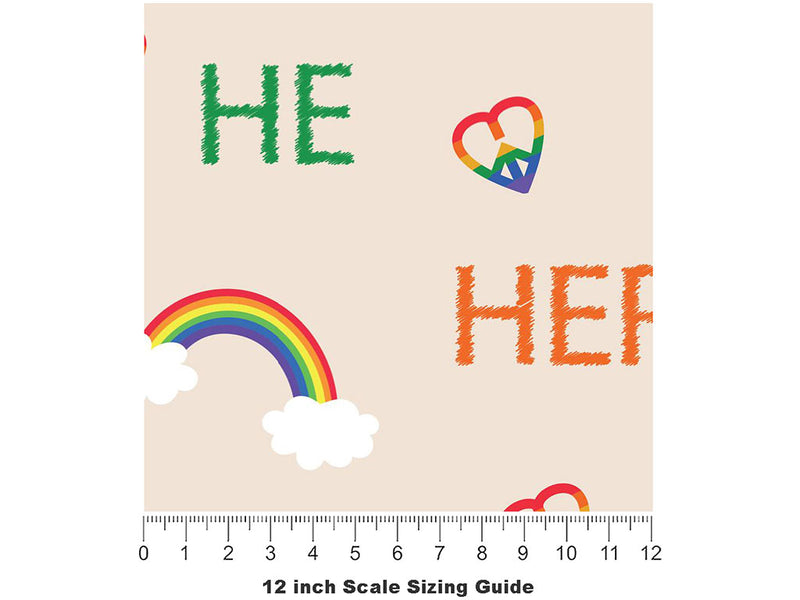 Pronoun Practice Americana Vinyl Film Pattern Size 12 inch Scale~Rwraps Pronoun Practice Americana Sizing Chart~3