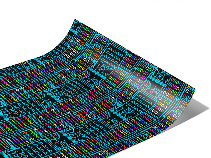 Proud Urbanite Cityscape Vinyl Wraps~Rwraps Series 914 Digitally Printed Vinyl Wrap~1