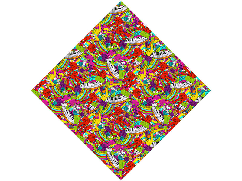 Psychedelic Chords Music Vinyl Wrap Pattern
