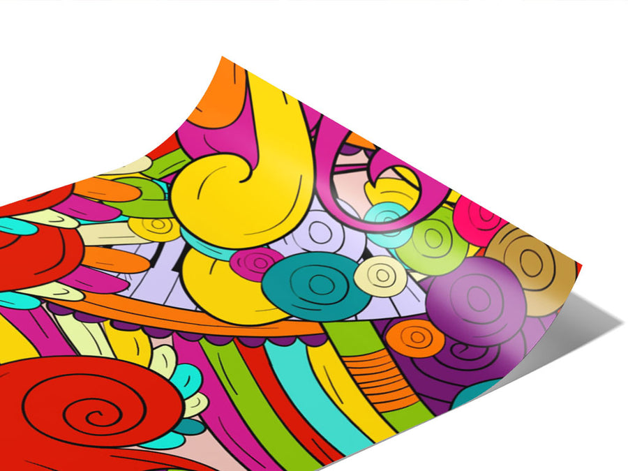 Psychedelic Chords Music Vinyl Wraps~Rwraps Series 914 Digitally Printed Vinyl Wrap~0