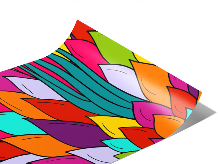 Psychedelic Flashback Floral Vinyl Wraps~Rwraps Series 914 Digitally Printed Vinyl Wrap~0