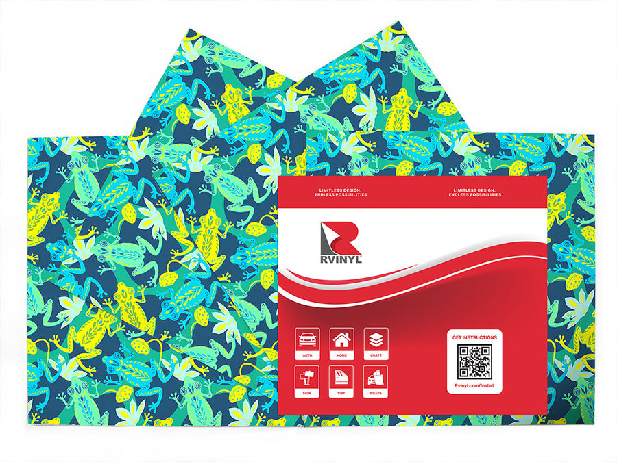 psychedelic pond fresh water Craft Vinyl Sheet Pack