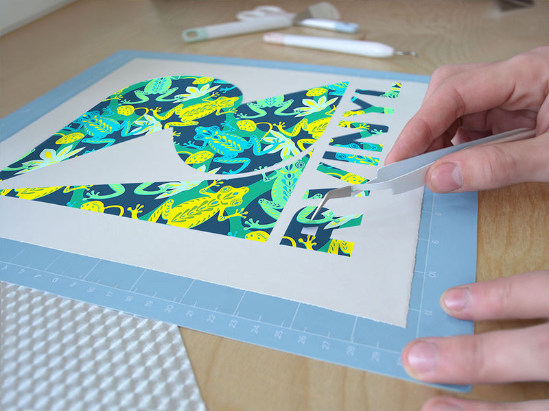 psychedelic pond fresh water Easy Weed Craft Vinyl