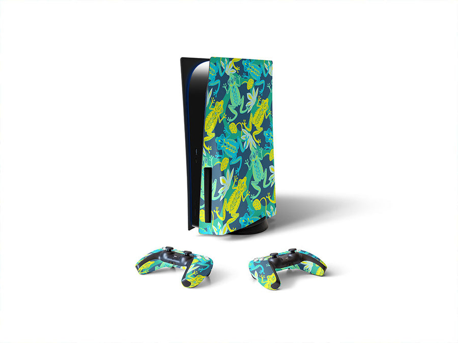 psychedelic pond fresh water Sony PS5 DIY Skin