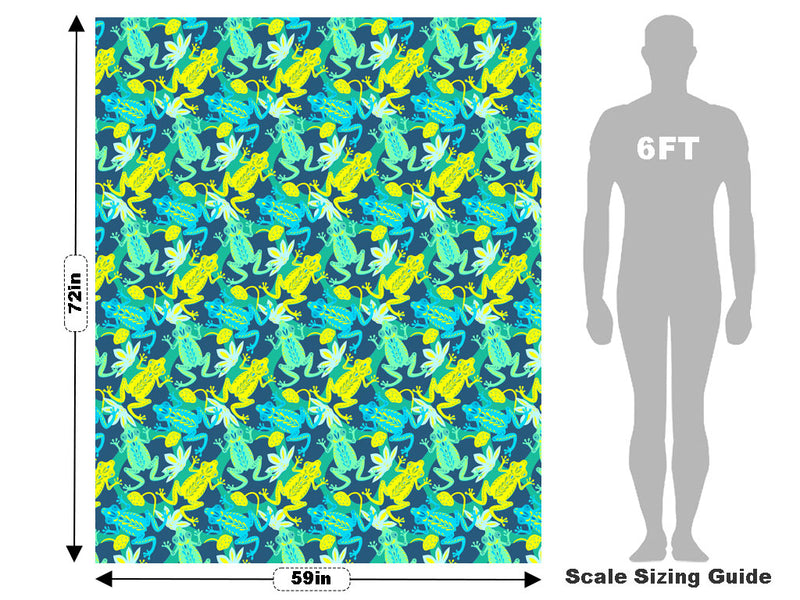 Psychedelic Pond Marine Life Vehicle Wrap Scale~Rwraps Series 914 Psychedelic Pond Marine Life Measurements~1