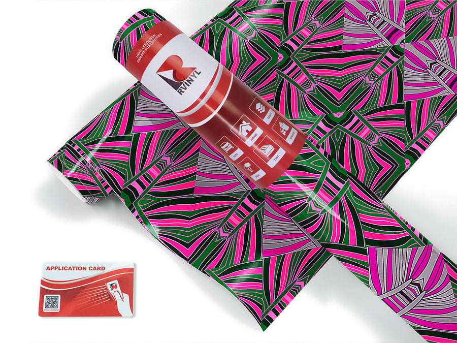 psychedelic shells art deco Craft Vinyl Roll