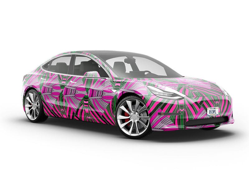 Psychedelic Shells Art Deco Vehicle Vinyl Wrap