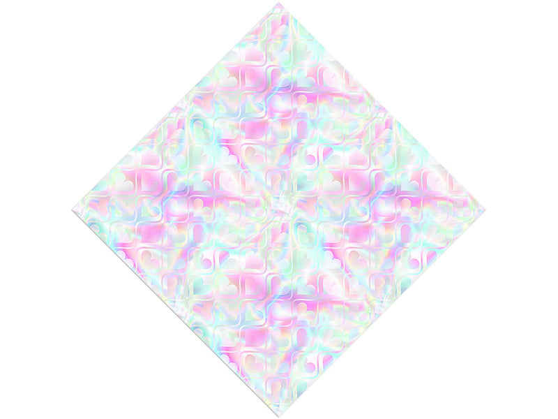 Psychedelic Waves Heart Vinyl Wrap Pattern