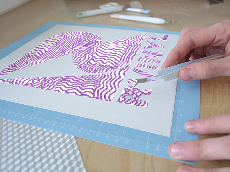 physic type abstract geometric Easy Weed Craft Vinyl