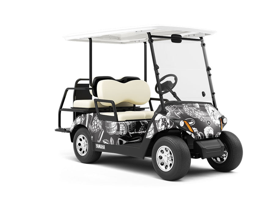 Public House Alcohol Wrapped Golf Cart