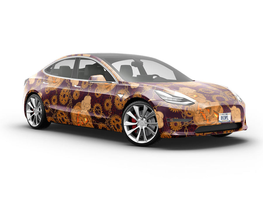 Pumpkin Breath Steampunk Vehicle Vinyl Wrap