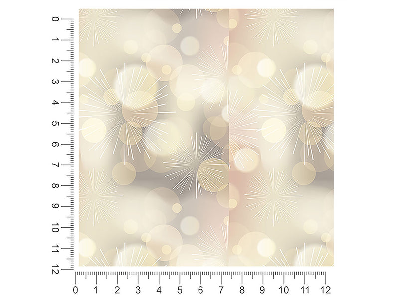 pure fireworks bokeh 1ft x 1ft Craft Sheets