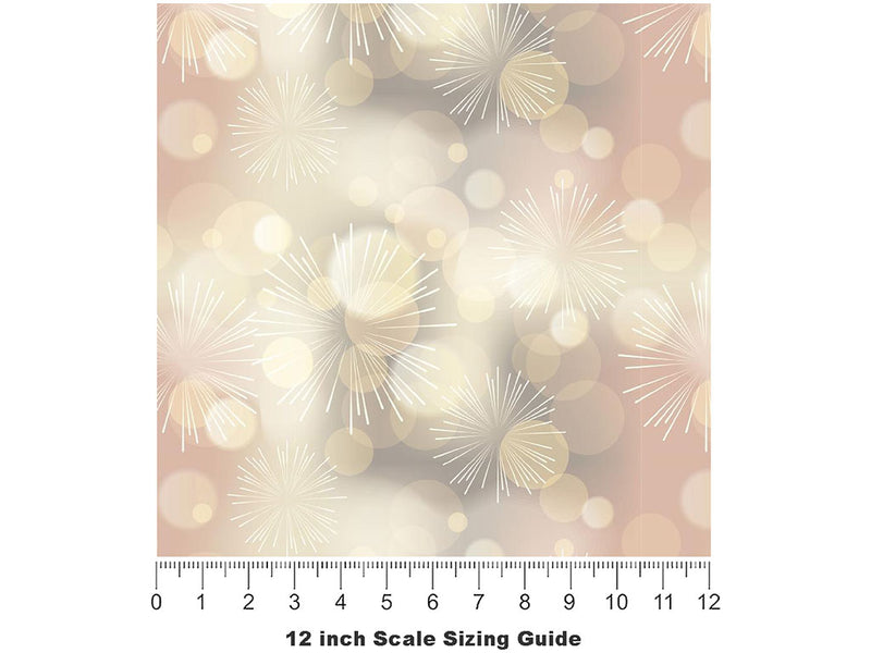 Pure Fireworks Bokeh Vinyl Film Pattern Size 12 inch Scale~Rwraps Pure Fireworks Bokeh Sizing Chart~2