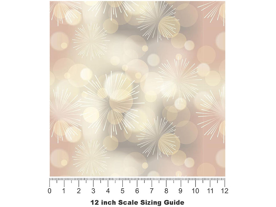 Pure Fireworks Bokeh Vinyl Film Pattern Size 12 inch Scale~Rwraps Pure Fireworks Bokeh Sizing Chart~2