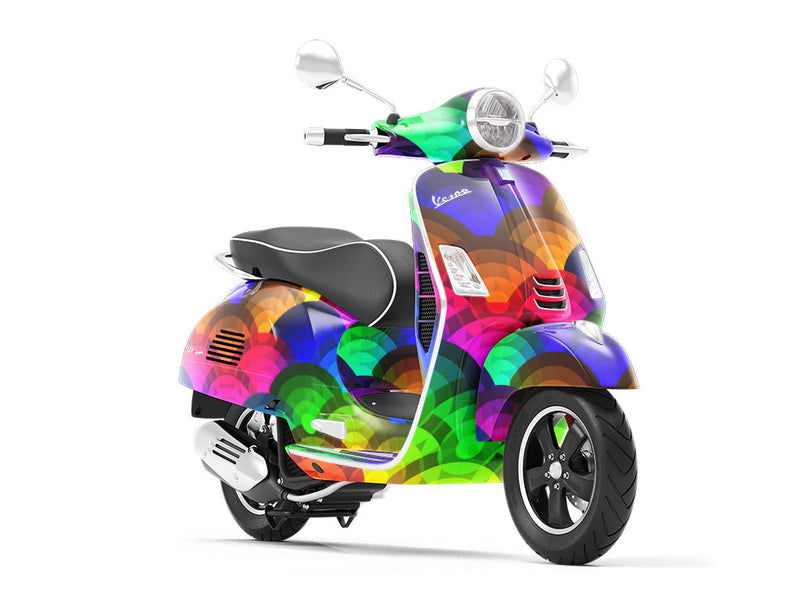 Pure Joy Art Deco Vespa Scooter Wrap Film