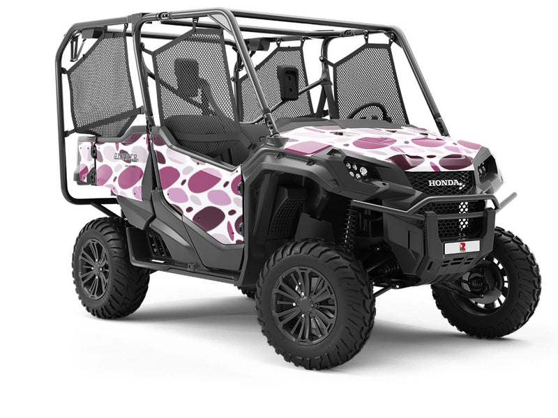 Purple Cobblestone Utility Vehicle Vinyl Wrap