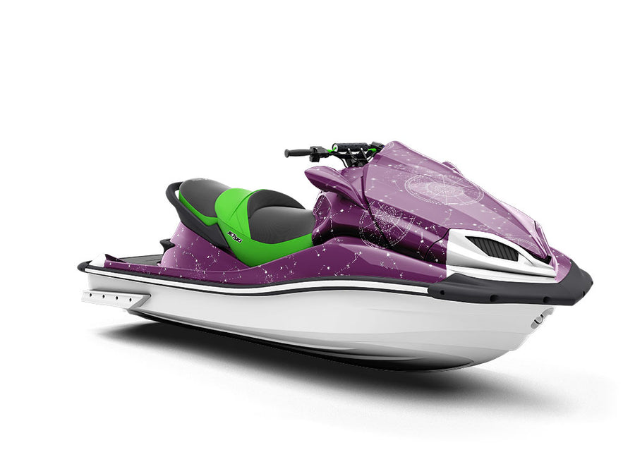 Purple Aeons Astrology Jet Ski Vinyl Customized Wrap