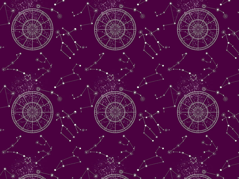 Purple Aeons Astrology Vinyl Wrap Pattern~Rwraps Series 914 Digitally Printed Vinyl Wrap~0