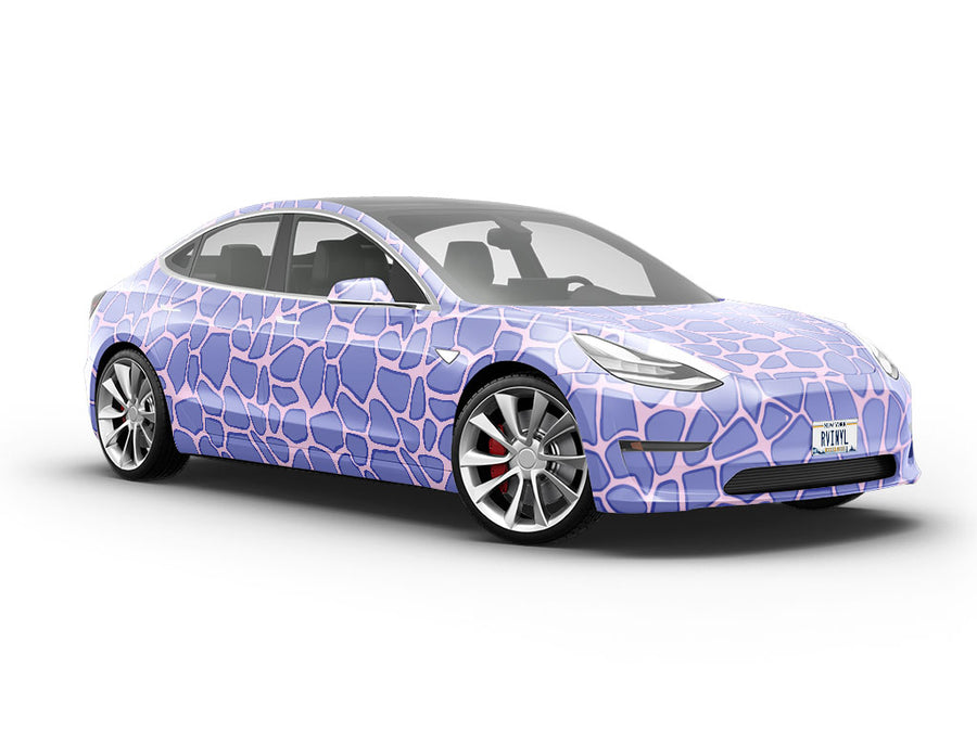 Purple Cobblestone Vehicle Vinyl Wrap